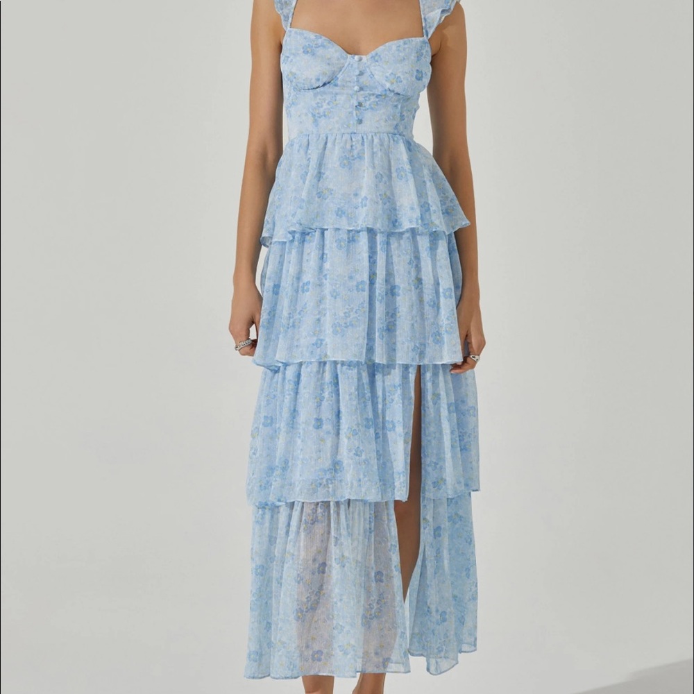 Astr the label midsummer floral maxi dress